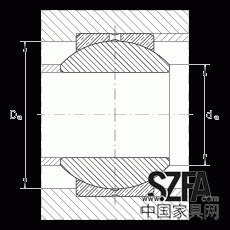 關(guān)節(jié)軸承 GE10-PB, 根據(jù) DIN ISO 12 240-1 標(biāo)準(zhǔn)，尺寸系列 K，需維護(hù)