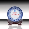 青花瓷紀(jì)念盤，景德鎮(zhèn)陶瓷工藝圓盤廠家