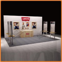 出國展覽展會(huì)布展展架，輕便重復(fù)使用背景架，折疊式背景板