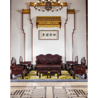 凹凸傳奇紅木紫檀精品 | 江山如意沙發(fā)，撐起家的貴氣和福氣！